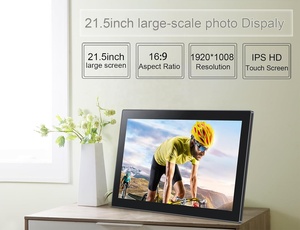Frameo 21.5 Inch Large Digital Photo Frame, 32GB <b>WiFi</b> Digital Picture Frame Send Photos Instantly From Anywhere Via Free App - Product Image 3