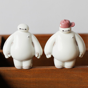 Big White Figurine Resin Craft Abstract Cartoon Home Decoration Desktop Ornament Handmade Decorative Item - Product Image 3