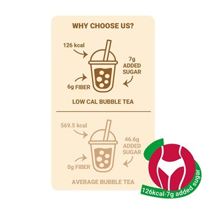 300 g/boîte Kit de tapioca à faible Cal pour restaurants - Product Image 2