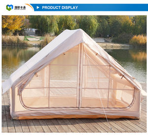 Tente gonflable automatique d'extérieur avec toit épais et contreventement droit pour le camping, <span class=keywords><strong>barbecue</strong></span> à charbon de bois portable pliable - Product Image 4