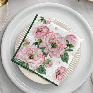 2 plis 33cm Vaisselle <span class=keywords><strong>de</strong></span> mariage recyclable Serviettes <span class=keywords><strong>de</strong></span> fête jetables Paquet en vrac <span class=keywords><strong>Serviette</strong></span> en <span class=keywords><strong>papier</strong></span> vichy à carreaux <span class=keywords><strong>rouge</strong></span> doux - Product Image 5