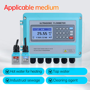 非侵入型アルミ合金超音波流量計オイル/水/海水/下水/アルコールOEM利用可能1.5% 精度 - Product Image 6