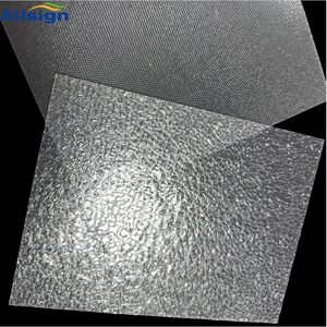 Allsign Factory placa acrílica ondulada extruida brillante 3mm 4mm 8mm hoja acrílica ondulada transparente para Decoración - Product Image 2