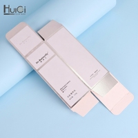 Boîte en papier vide personnalisée imprimée, pliable, pour emballage cosmétique, pour flacon compte-gouttes