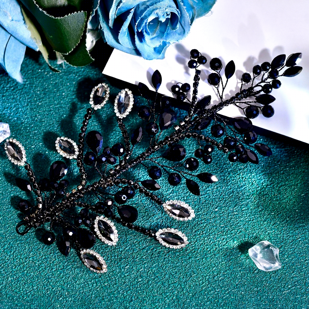 Accesorio para el cabello negro