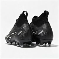 Chaussures de football de haute qualité, tige en cuir, crampons AG, chaussures de foot pour jeunes et adultes, entraînement toutes saisons