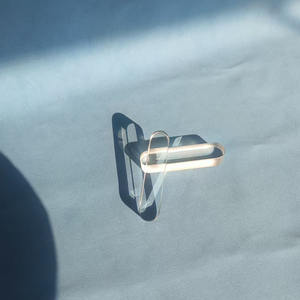 प्रथम श्रेणी स्पष्ट बोरोसिलिकेट ग्लास प्लेट टेलीस्कोप दर्पण के लिए बारीक संसाधित बोरोसिलिकेट ग्लास - Product Image 4