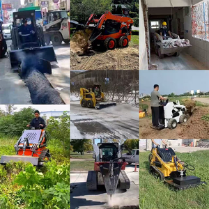 Euro5 emisi S25 selip selip pemuat bak beroda naik Mini pemuat depan kompak untuk konstruksi lansekap tipe bergerak - Product Image 6