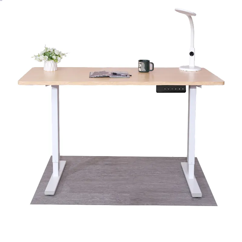 Nouveau design, cadre de bureau moderne personnalisé, table électronique debout réglable en hauteur