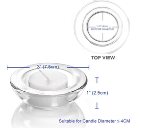 Clear <strong>Tealight</strong> Candle <strong>Holders</strong> - Product Image 3