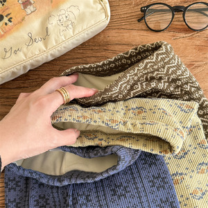 Pantaloni per Bambine Stile Coreano Autunno-Inverno 2025, <span class=keywords><strong>Leggings</strong></span> a Vita Alta Foderati in Pile, Pantaloni Lunghi Imbottiti - Product Image 4