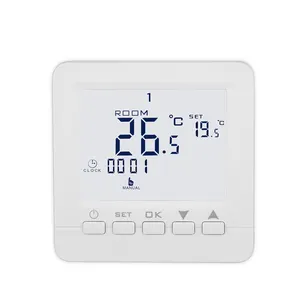 Controlador de temperatura diferencial de tela lcd, termostato digital inteligente