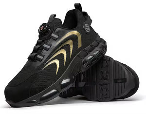 Chaussures de sécurité à lacets d'hiver pour hommes avec boutons respirants antidérapants et antidérapants et chaussures de sécurité de travail en matériau durable - Product Image 2