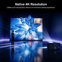 Projecteur D11 Master Real 4K Beamer 4K UHD LED pour cinéma maison, mise au point automatique, projecteur OEM Chine, projecteur 4K, fabricants OEM Android