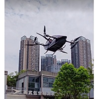 YIVTOL S ZERO, véhicule aérien à une place, positionnement GPS, 50-55 minutes d'autonomie, charge utile nette de 120 kg, voiture volante en fibre de carbone pliable, 4K