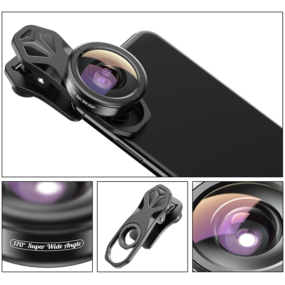 Objectif Grand Angle Pro Magnétique Pour OSMO 2 - Alliage Aluminium Verre Optique