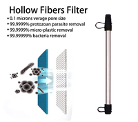 Paille filtrante à eau EXROAD pour l'extérieur, filtre à eau portable, filtre à eau pour le camping, équipement de survie d'urgence, kit de randonnée et de voyage