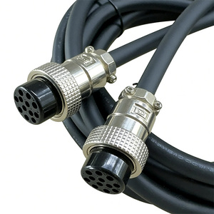 สายเคเบิลประกอบแบบ M12 M19 ตัวผู้-ตัวเมีย กันน้ำระดับ IP67 IP68 แบบกำหนดเองได้ <span class=keywords><strong>3</strong></span> 5 6 12 17 พิน สำหรับเซ็นเซอร์อุตสาหกรรมทุกชนิด - Product Image 1
