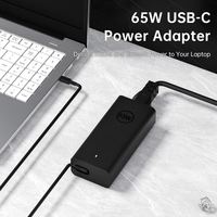 USB-C catu daya komputer 65W Desktop Laptop adaptor daya untuk Dell Chromebook Asus Lenovo HP Laptop MacBook ponsel