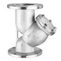 Válvula de Brida Tipo Y Multifunción de Acero Inoxidable 304 DN125 con Filtro, Presión de Trabajo PN16, Manual y Personalizada