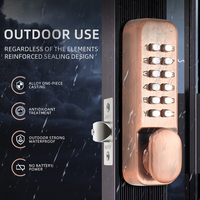 Cerradura de Puerta Mecánica Digital de Seguridad con Código, de Segunda Generación, con Manija Giratoria, Doble Cara, sin Llave