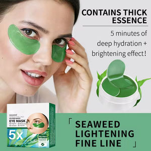 Mascarilla de gel de colágeno de algas marinas con oro de 24k para el cuidado de los ojos, de alta calidad y gran venta, OEM. - Product Image 4