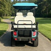 Carrito de Golf Eléctrico de Litio Personalizado de 8 Plazas, 72 V, Calidad Premium con Diseño de Color y Logotipo Gratis para Uso en Hoteles o en Casa
