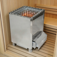 Chauffe-sauna électrique moderne en acier inoxydable avec une puissance de 10,5 à 18 kW pour la maison et les salles de sauna