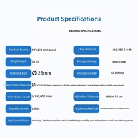 Carte RFID NFC vierge imprimable 13,56 MHz NTAG 213, carte intelligente en papier couché blanc vierge pour contrôle d'accès et suivi des stocks