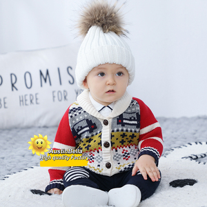 Nuevos cárdigans <span class=keywords><strong>de</strong></span> punto <span class=keywords><strong>para</strong></span> bebés <span class=keywords><strong>de</strong></span> otoño e invierno, suéteres, chaquetas y suéteres <span class=keywords><strong>para</strong></span> niños con collares <span class=keywords><strong>para</strong></span> bebés - Product Image 1
