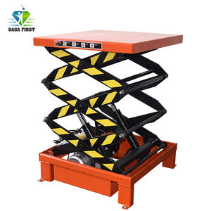 SAGA FIRST Aerial Work Platform Full Automatic Hydraulic <span class=keywords><strong>Scissor</strong></span> Lift Kapasitas Beban 500-4000 KG Tinggi Platform 1000-4000 mm untuk - Product Image 5
