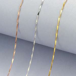 مجوهرات رخيصة من الفضة الإسترلينية عيار 925، قلادة خانقة رفيعة للنساء بتصميم عصري - Product Image 6