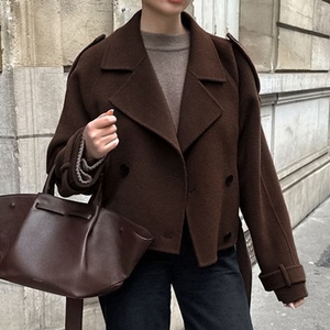 Custom Fashionable Buttons Long Sleeve Casual <b>Jacket</b> with logo Women Men Manufacturer One Piece - Product Image 1