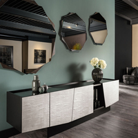 Foshan haute qualité luxe italien design moderne meubles console miroir miroirs muraux décor à la maison miroir de luxe