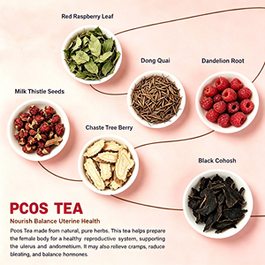 ชาสมุนไพรออร์แกนิกสำหรับผู้หญิงที่มีภาวะ PCOS ช่วยบำรุงสมดุลร่างกาย ชาเพิ่มความสมบูรณ์เพศ ได้รับการรับรองมาตรฐาน cGMP บำรุงมดลูก ช่วยเสริมสุขภาพสตรี - Product Image 4