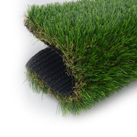 Gazon artificiel durable, fiable, résistant à tous les climats, réaliste, dense, doux, imperméable, pour l'extérieur, la cour, résistant aux UV