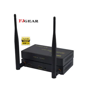 FJGEAR 1080p 100m Wireless HD Video/Audio Transmission Extender Wireless HD mi Sender Empfänger Ir Fernbedienung