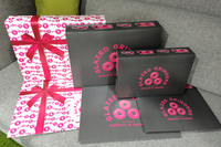 Boîte d'emballage alimentaire de luxe personnalisée avec logo imprimé pour chocolats, brownies et donuts