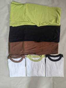 Set Loungewear da Donna in 2 Pezzi con Stampa, <span class=keywords><strong>Top</strong></span> <span class=keywords><strong>Corto</strong></span> a <span class=keywords><strong>Maniche</strong></span> <span class=keywords><strong>Lunghe</strong></span>, Pantaloni a Zampa con Risvolto, Fascia per Capelli - Spandex/Cotone, Vestibilità Casual Aderente - Product Image 5