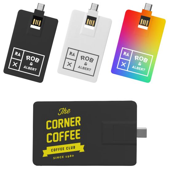 Gitra USB C Credit Card 2.0 3.0 Pendrive 1G 2Gb 4Gb 8Gb 16Gb 32Gb 64Gb 128Gb Business Card USB Type C Pen Drive USB Flash Drive