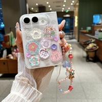 Coque de téléphone transparente en TPU avec motif d'animaux marins mignons, étoile de mer et coquillages, pour iPhone Duo, finition mate, protection contre les chocs pour Apple 18 Duo