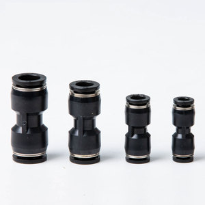 Accesorios de cilindro neumático de PU de inserción rápida Tubo de aire recto de plástico Conector rápido Acoplador rápido de plástico - Product Image 1