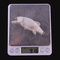 Wildtrek Vente en gros Offre Spéciale Leurre Vif Transparent en Plastique 8cm/9g Corps d'embryon sans hameçon Leurre Dur Non Revêtu DIY