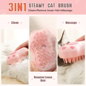 Escova de silicone para gatos, escova elétrica 3 em 1 para massagem, ideal para gatos, ideal para venda, ideal para massagem, 2024