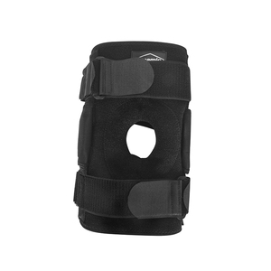 Đen mở xương bánh chè Doanh Neoprene có thể điều chỉnh bản lề thể thao đầu gối cú đúp cho giảm Khớp dây chằng và viêm khớp đau - Product Image 3