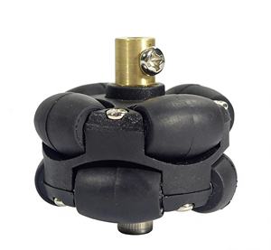 (1.5 นิ้ว) ล้อออมนิไดเรคชันแนลพลาสติกสองชั้น 38 มม. 14184 ล้อออมนิแบบกลไกขนาดเล็ก - Product Image 1