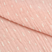 Kain Muslin Lembut Tenun Bernapas Langsung dari Pabrik untuk Pakaian Gaun, Grosir Kain Muslin dari Cina
