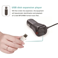 Émetteur FM Bluetooth portable Q7S pour voiture avec support ventouse, kit mains libres, double chargeur USB rapide, lecteur MP3 AUX, garantie 1 an