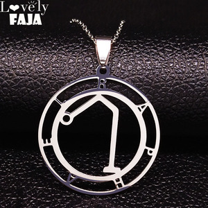 Nouveau Collier en Acier Inoxydable Archange Raphaël, Pendentif Arcange Uriel Sigil Aiguille Divine, Bijou - Product Image 3