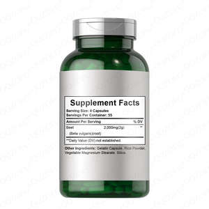 OEM Fabricante Beet Root Cápsulas 220 Comprimidos com Extrato Herbal para Adultos Suporte Cardiovascular Endurance <span class=keywords><strong>Blood</strong></span> Flow - Product Image 2